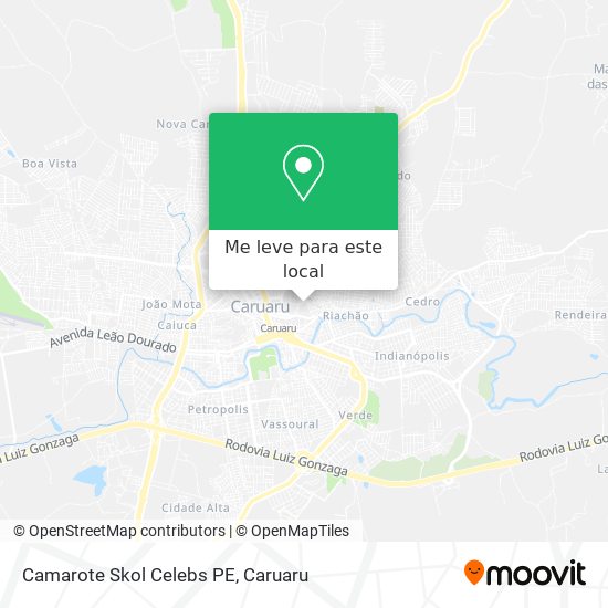 Camarote Skol Celebs PE mapa