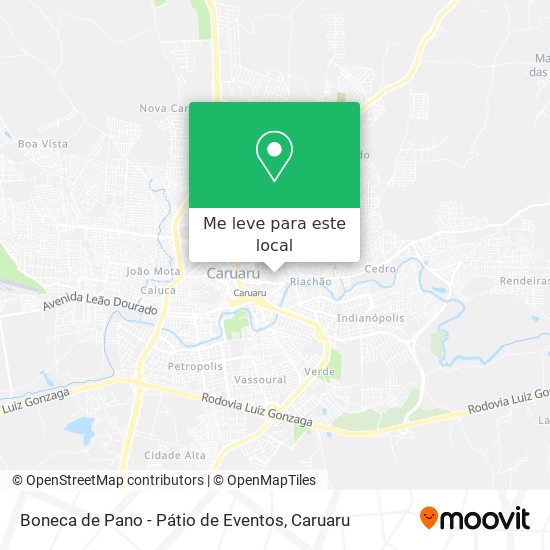 Boneca de Pano - Pátio de Eventos mapa