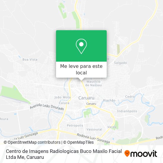 Centro de Imagens Radiologicas Buco Maxilo Facial Ltda Me mapa