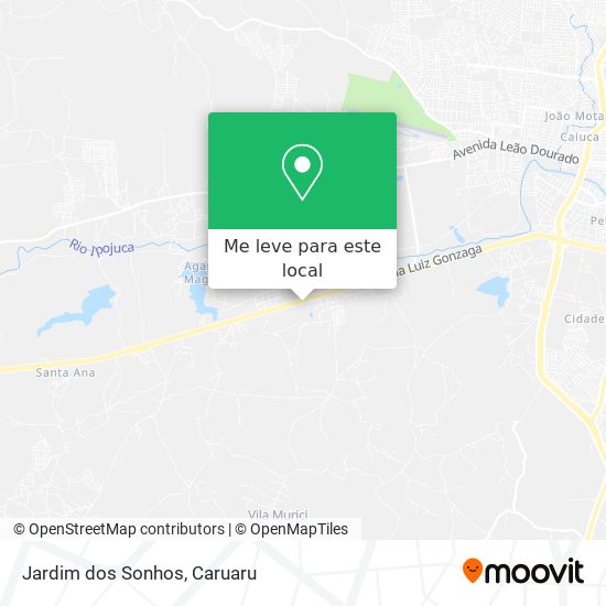 Jardim dos Sonhos mapa