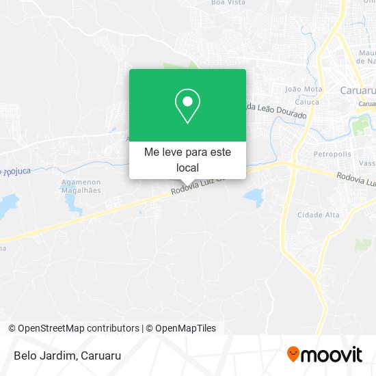 Belo Jardim mapa
