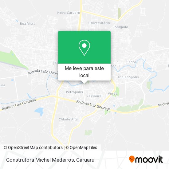 Construtora Michel Medeiros mapa