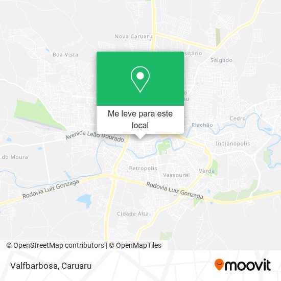 Valfbarbosa mapa