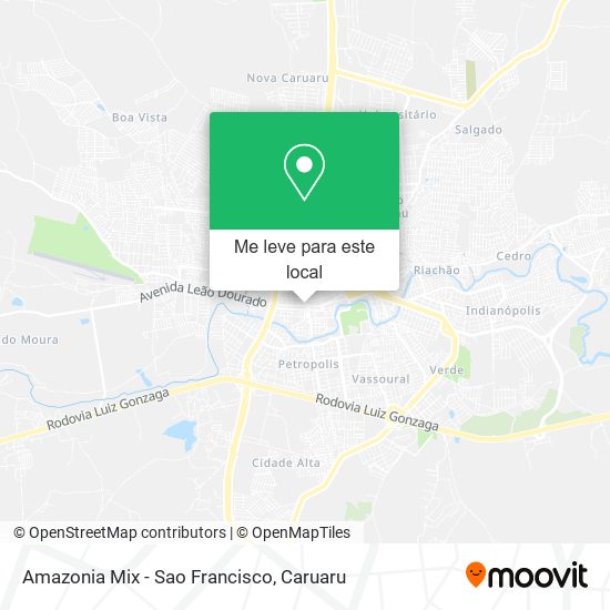 Amazonia Mix - Sao Francisco mapa