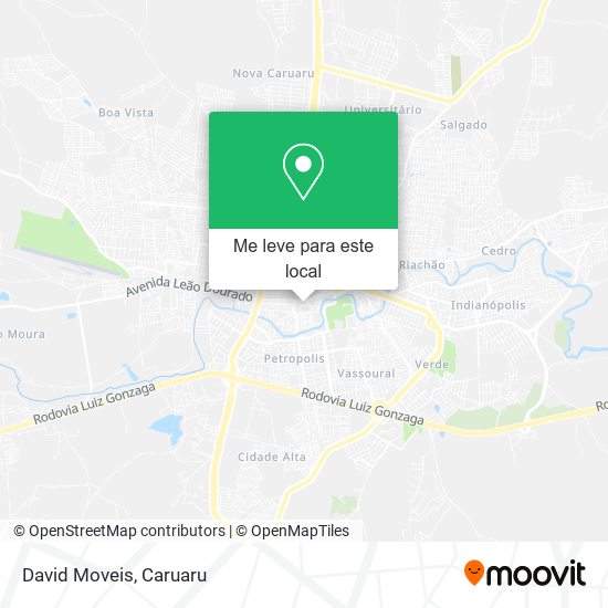 David Moveis mapa