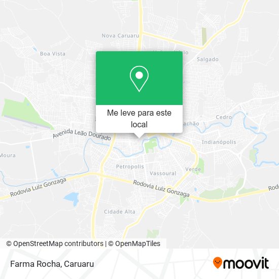 Farma Rocha mapa