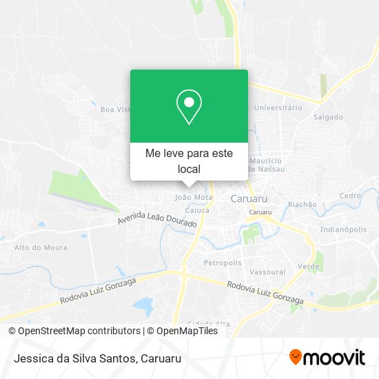 Jessica da Silva Santos mapa