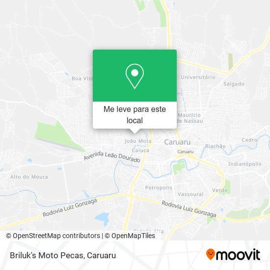 Briluk's Moto Pecas mapa