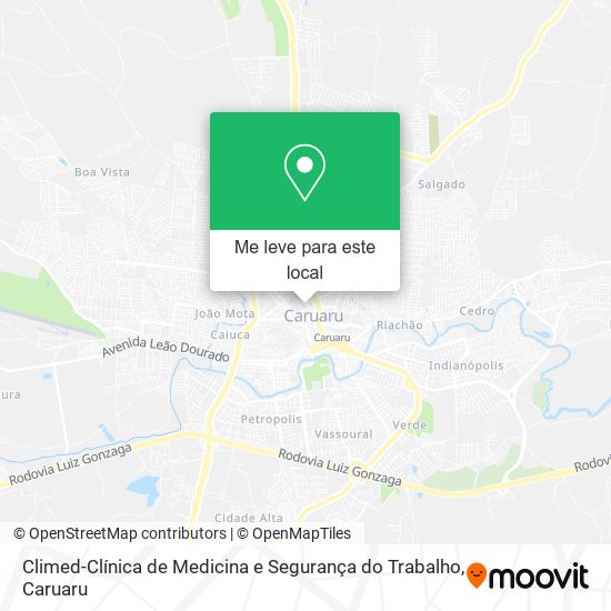 Climed-Clínica de Medicina e Segurança do Trabalho mapa