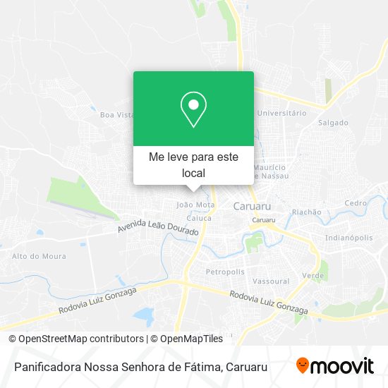 Panificadora Nossa Senhora de Fátima mapa