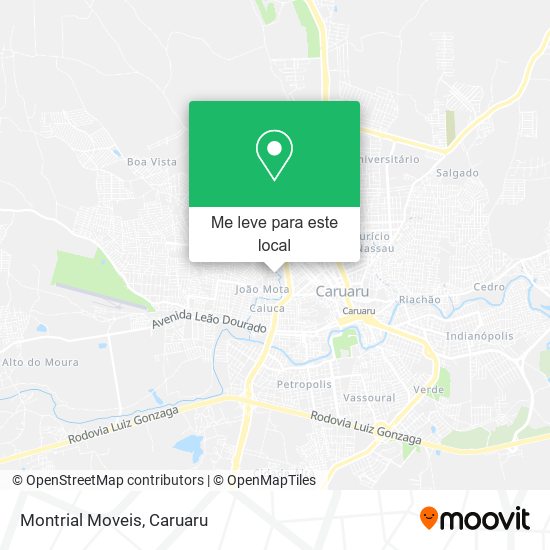 Montrial Moveis mapa