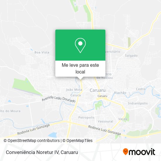 Conveniência Noretur IV mapa