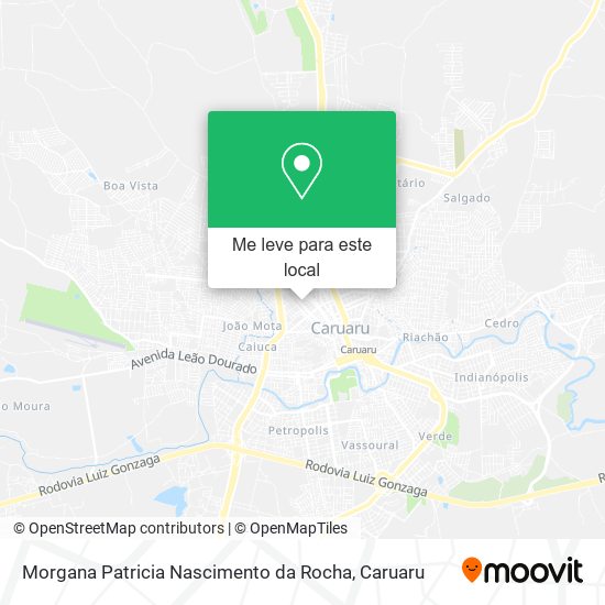 Morgana Patricia Nascimento da Rocha mapa