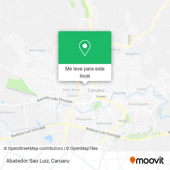 Abatedor Sao Luiz mapa