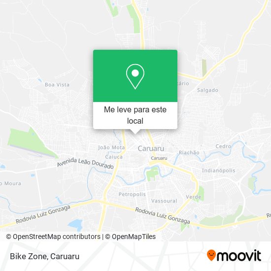 Bike Zone mapa