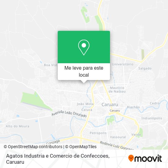 Agatos Industria e Comercio de Confeccoes mapa