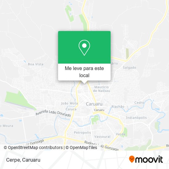 Cerpe mapa