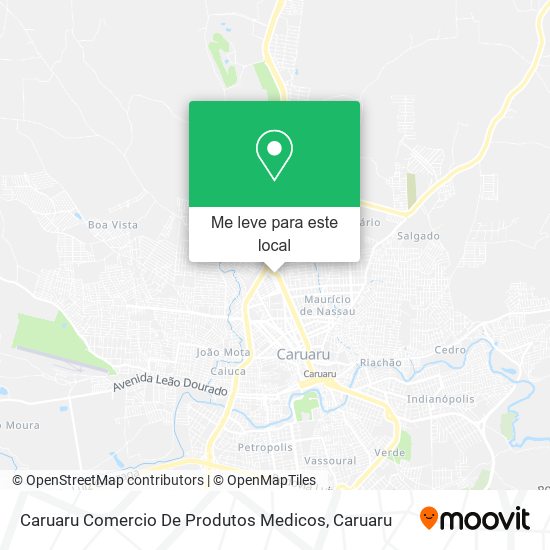 Caruaru Comercio De Produtos Medicos mapa