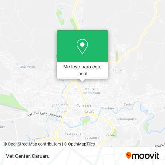 Vet Center mapa