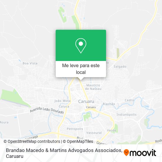 Brandao Macedo & Martins Advogados Associados mapa