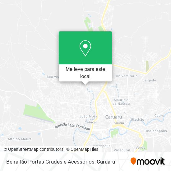 Beira Rio Portas Grades e Acessorios mapa