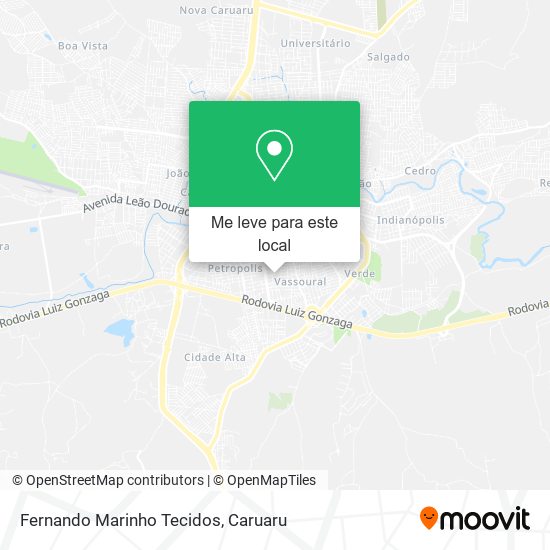 Fernando Marinho Tecidos mapa