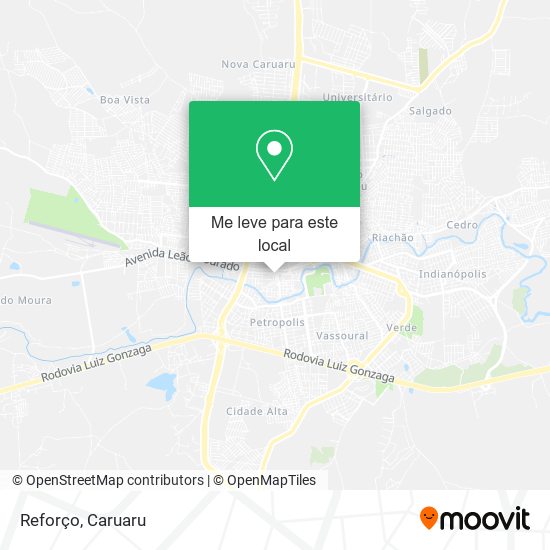 Reforço mapa