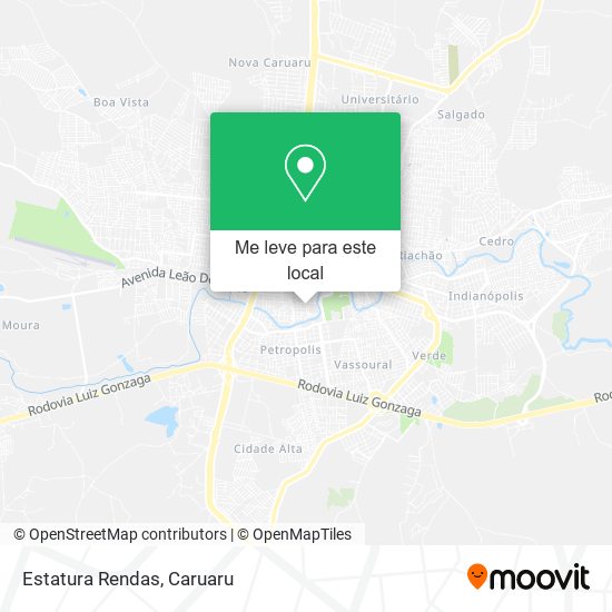 Estatura Rendas mapa