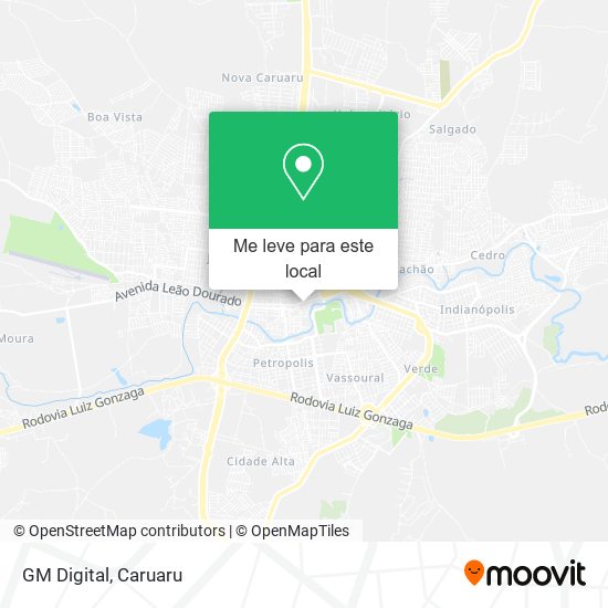 GM Digital mapa