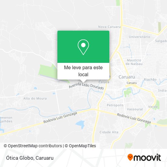 Ótica Globo mapa