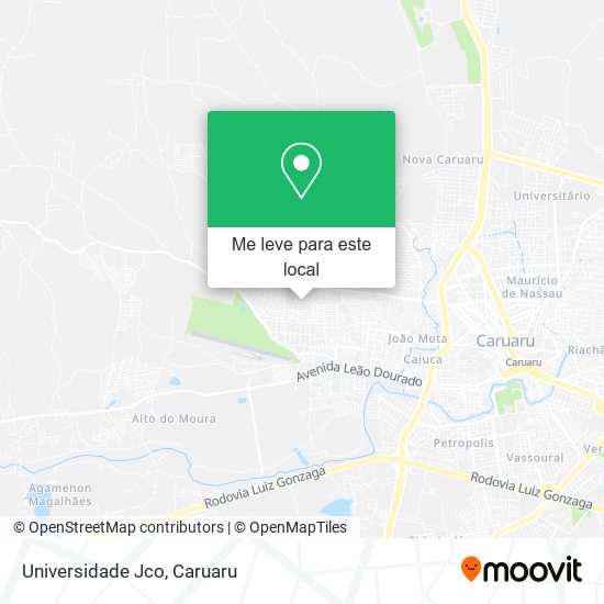 Universidade Jco mapa