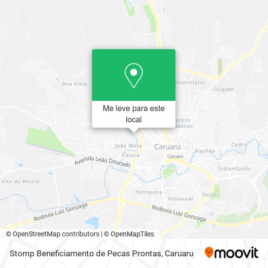 Stomp Beneficiamento de Pecas Prontas mapa