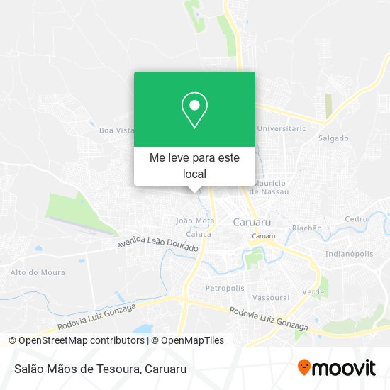 Salão Mãos de Tesoura mapa