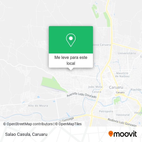 Salao Casula mapa