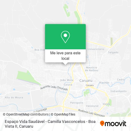 Espaço Vida Saudável - Camilla Vasconcelos - Boa Vista II mapa