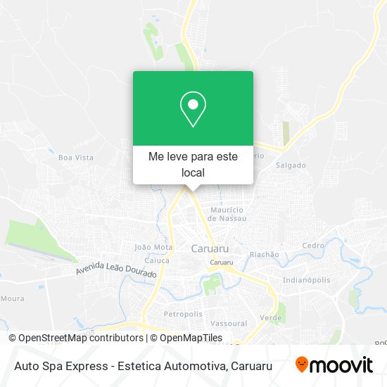 Auto Spa Express - Estetica Automotiva mapa