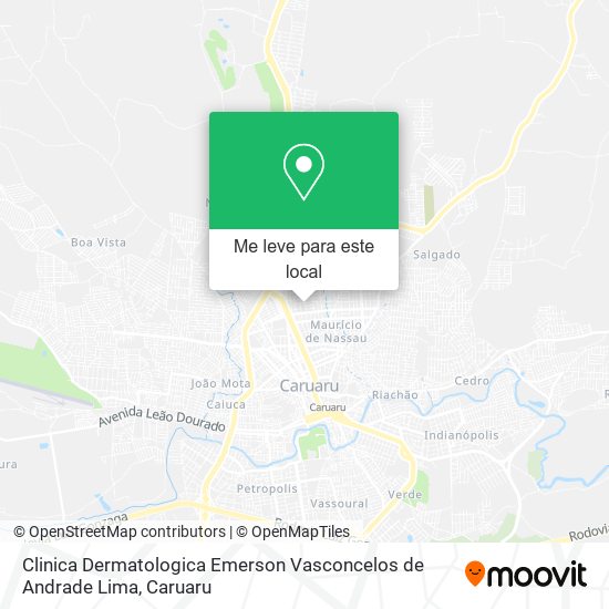 Clinica Dermatologica Emerson Vasconcelos de Andrade Lima mapa