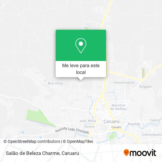 Salão de Beleza Charme mapa