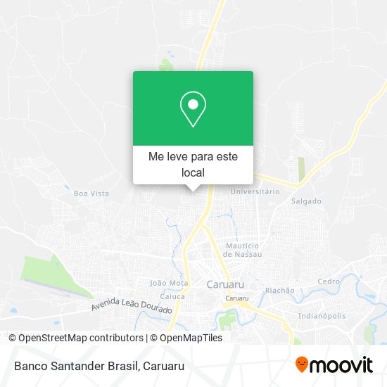 Banco Santander Brasil mapa