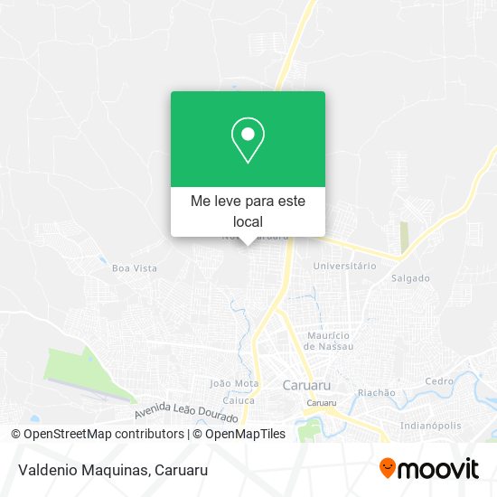 Valdenio Maquinas mapa
