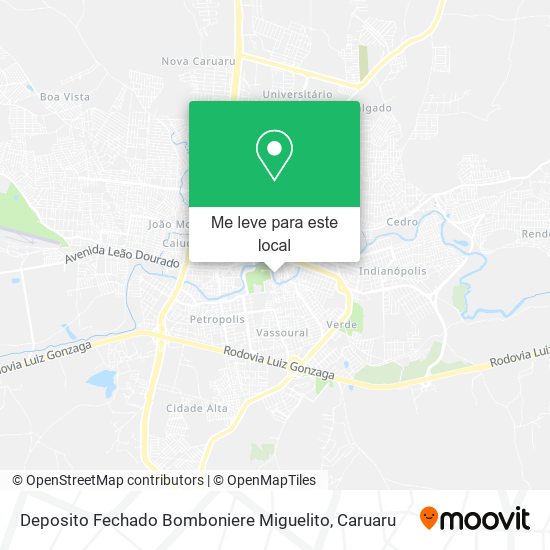 Deposito Fechado Bomboniere Miguelito mapa