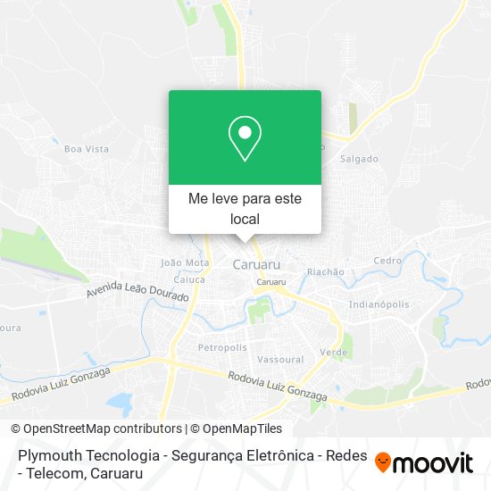 Plymouth Tecnologia - Segurança Eletrônica - Redes - Telecom mapa