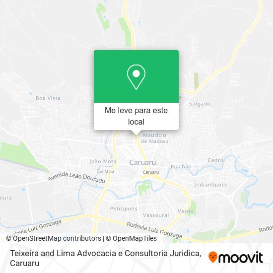 Teixeira and Lima Advocacia e Consultoria Juridica mapa