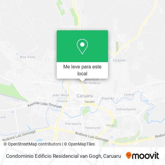 Condominio Edificio Residencial van Gogh mapa