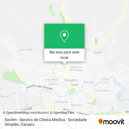 Seclim - Servico de Clinica Medica - Sociedade Simples mapa