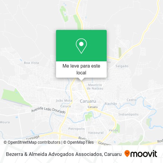 Bezerra & Almeida Advogados Associados mapa