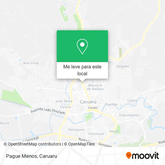 Pague Menos mapa