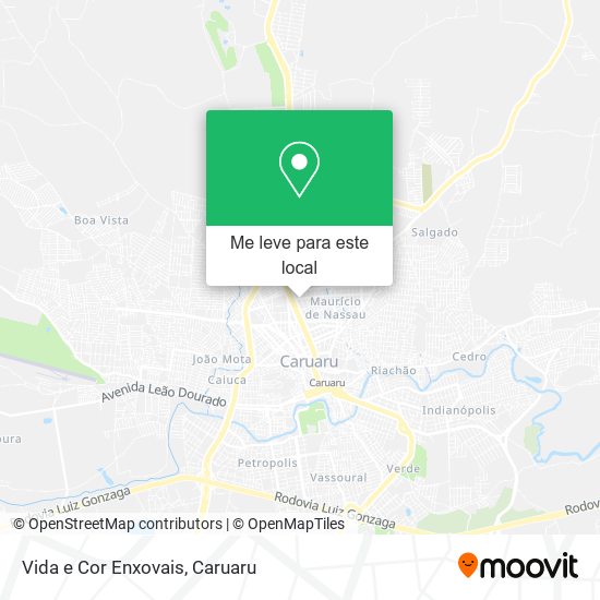 Vida e Cor Enxovais mapa