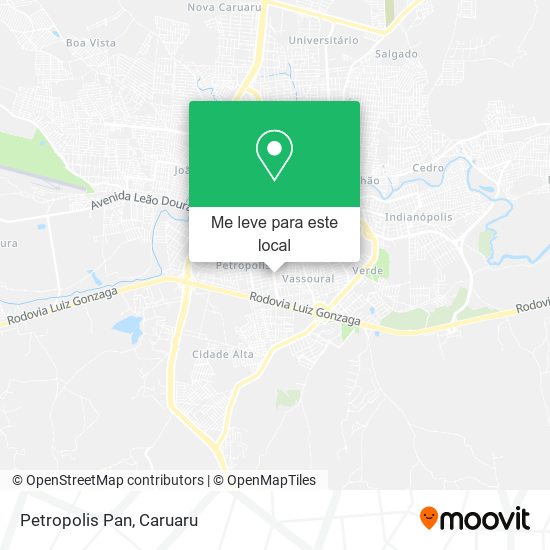 Petropolis Pan mapa