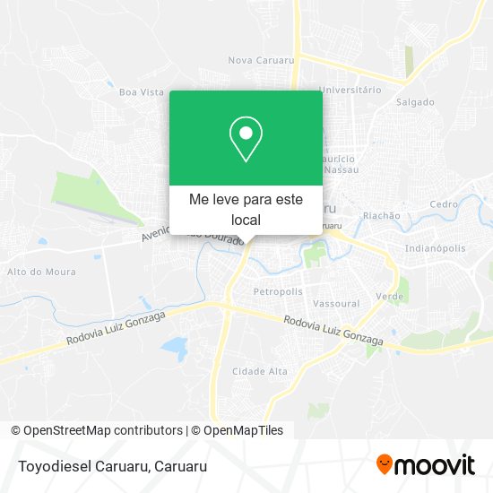 Toyodiesel Caruaru mapa